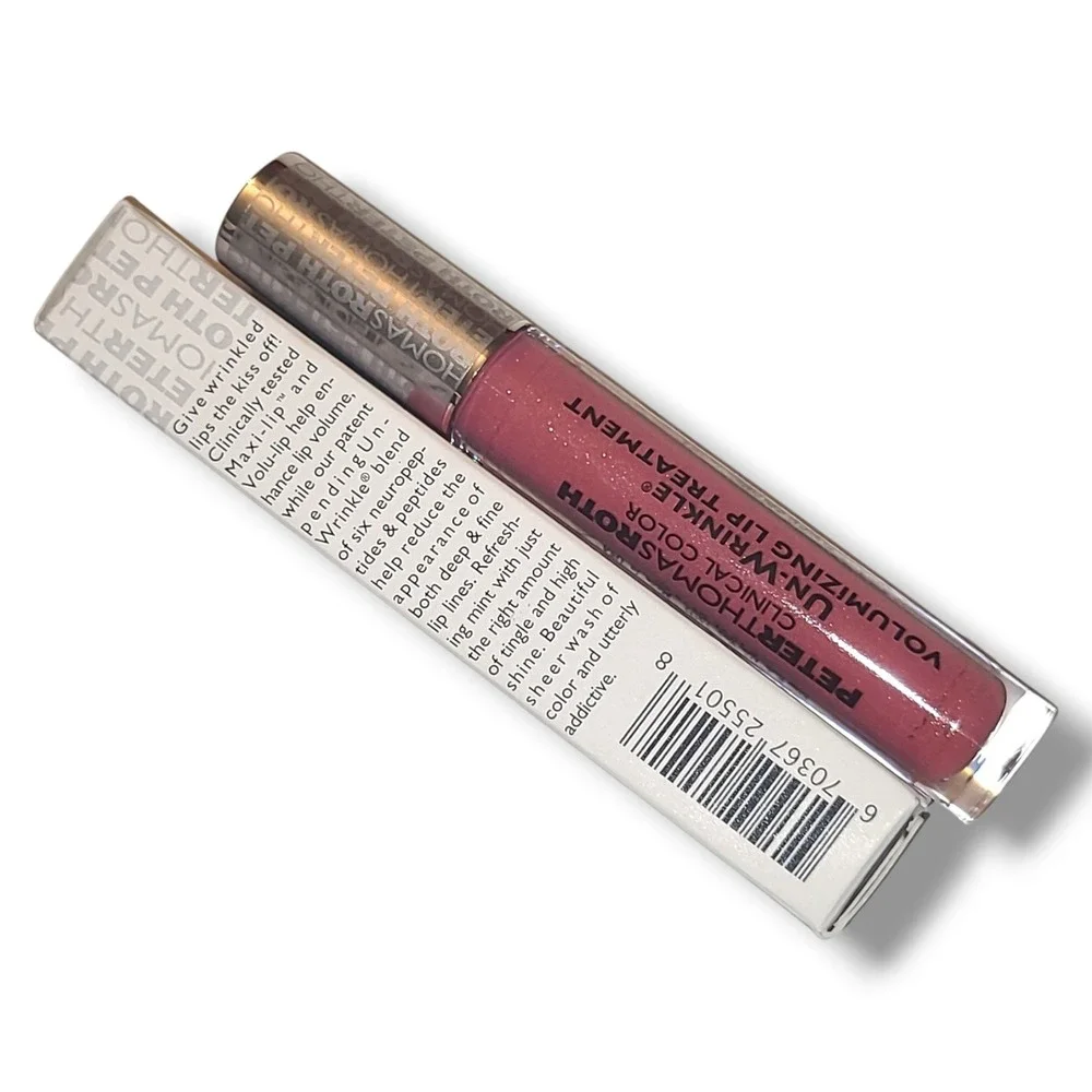 Peter Thomas Roth Lip Gloss Plump Volumizing Wrinkle‎ Treatment NIB Plum Color